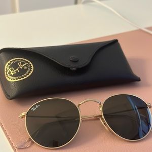 Rayban round metal sunglasses